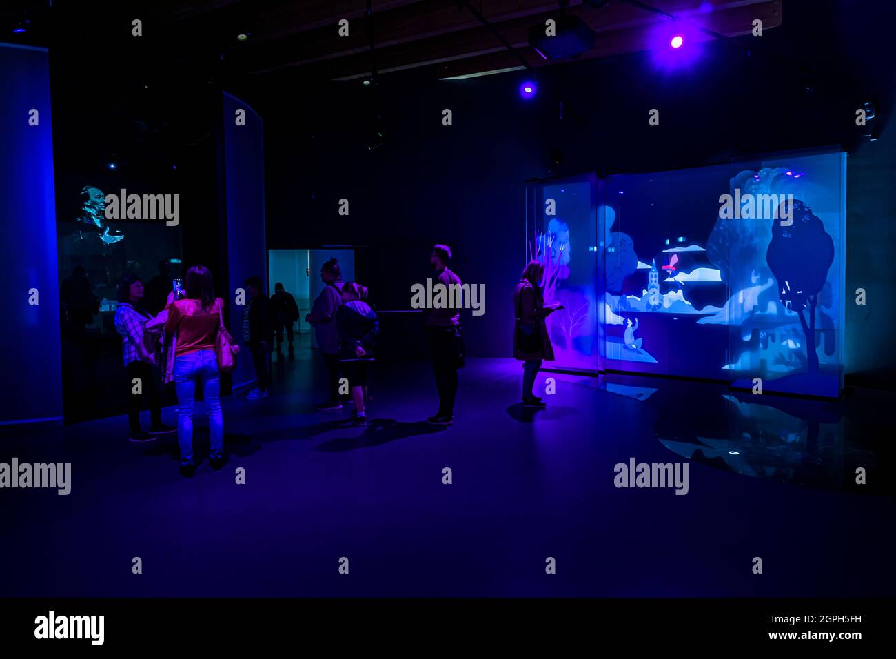 Museo Hans Christian Andersen a Odense, Danimarca Foto Stock