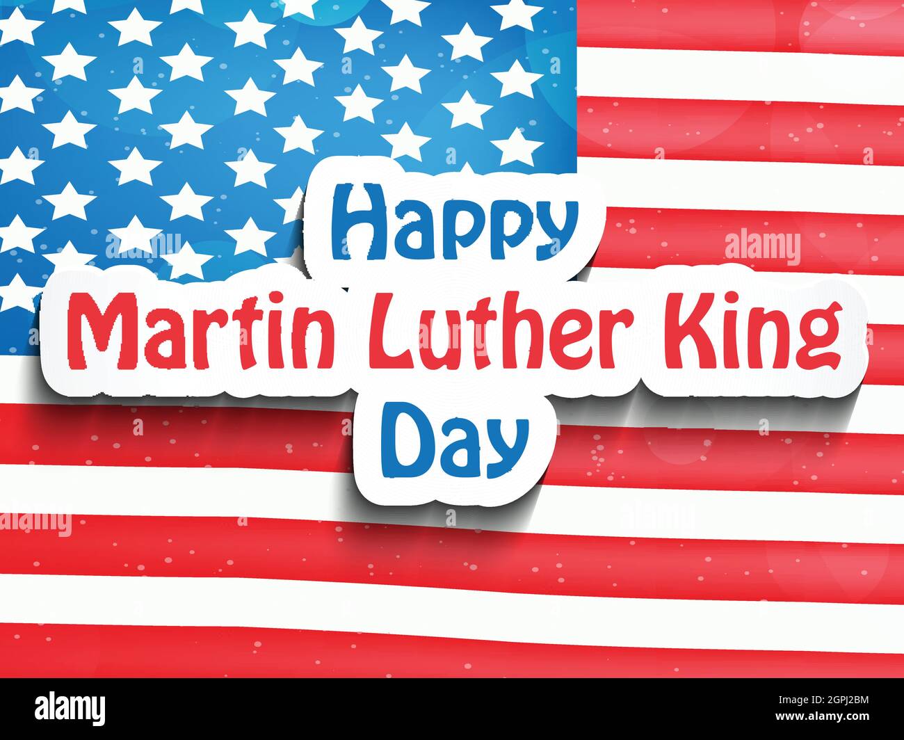 Martin Luther King Day Illustrazione Vettoriale