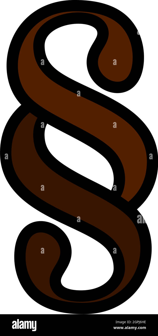 Icona simbolo di paragrafo Illustrazione Vettoriale