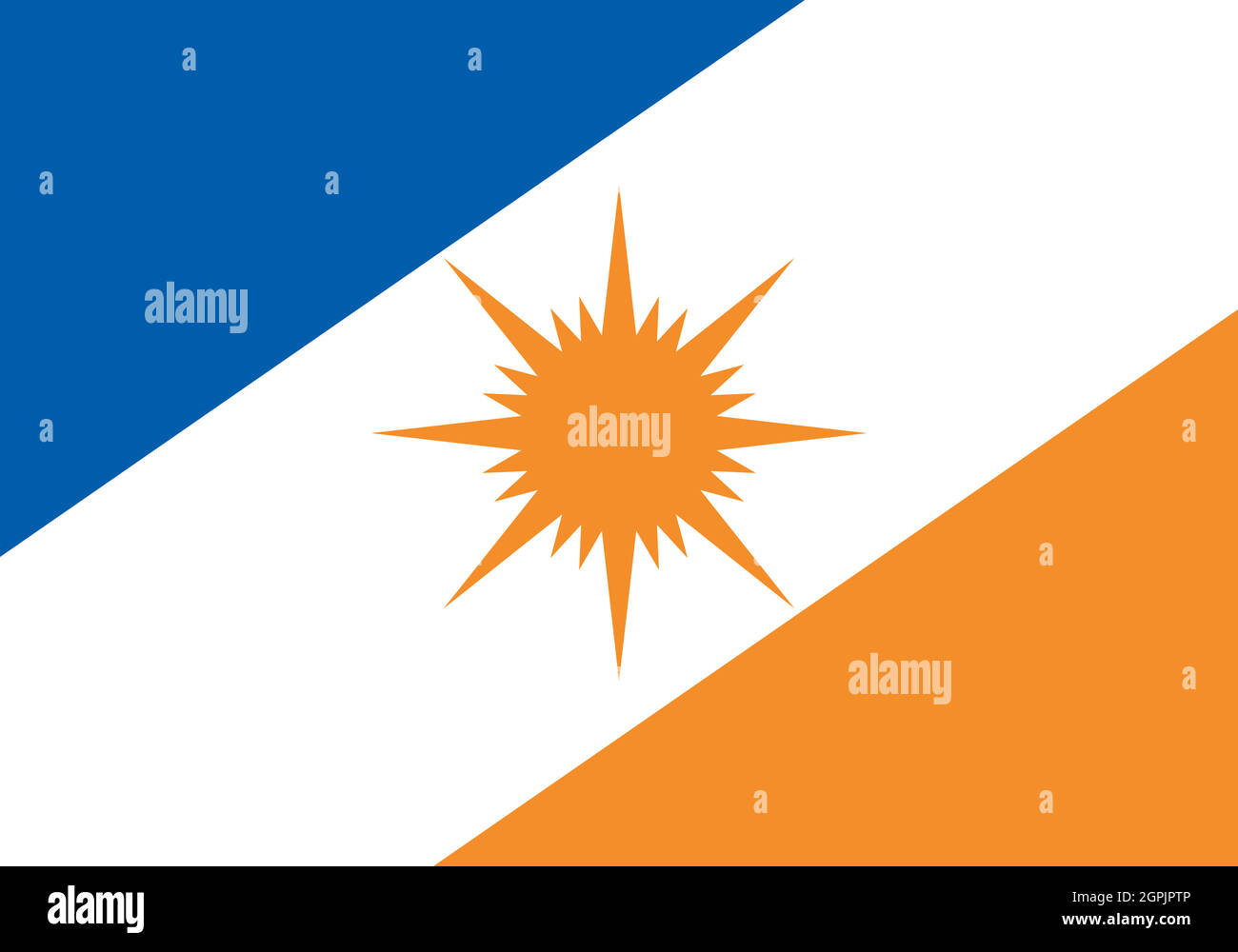 Tocantins ufficialmente bandiera Illustrazione Vettoriale