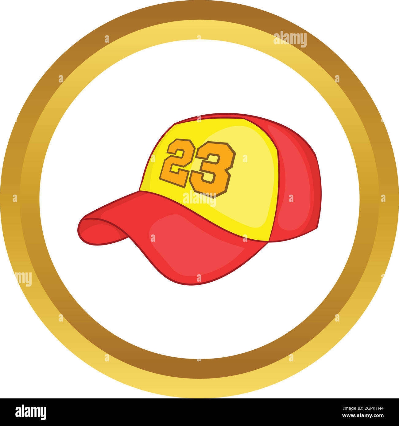 Berretto da baseball icona vettore Illustrazione Vettoriale