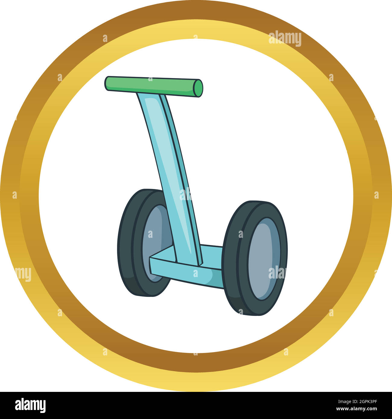 Segway icona vettore Illustrazione Vettoriale