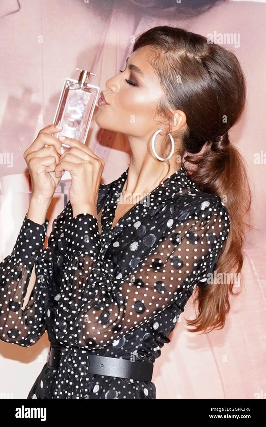 New York - NY - 20190904-Zendaya frequenta Idole di Lancome Fragrance  lancio a Macy`s -NELLA FOTO: Zendaya JOHN NACION Foto stock - Alamy