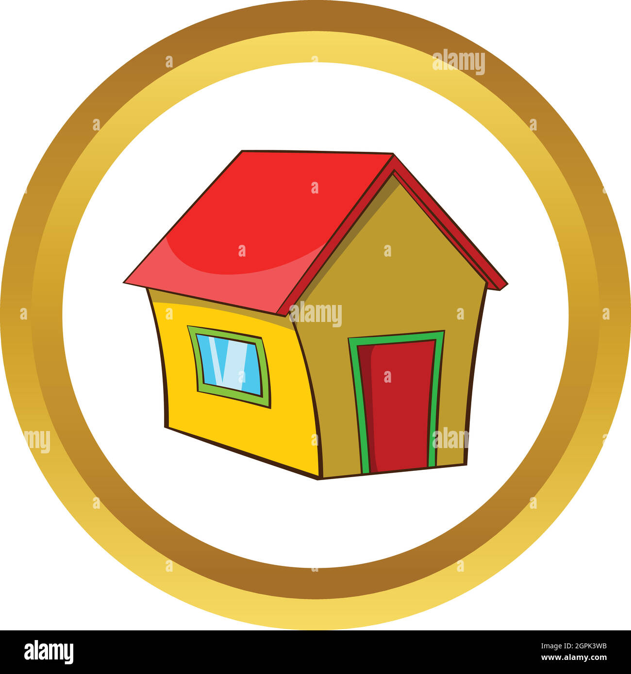 Immobiliare icona vettore Illustrazione Vettoriale