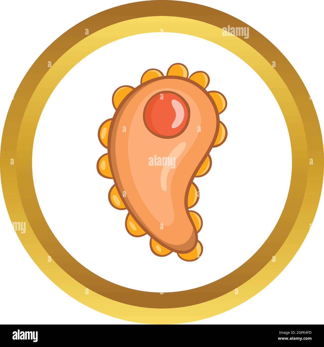 Virus icona vettore Illustrazione Vettoriale