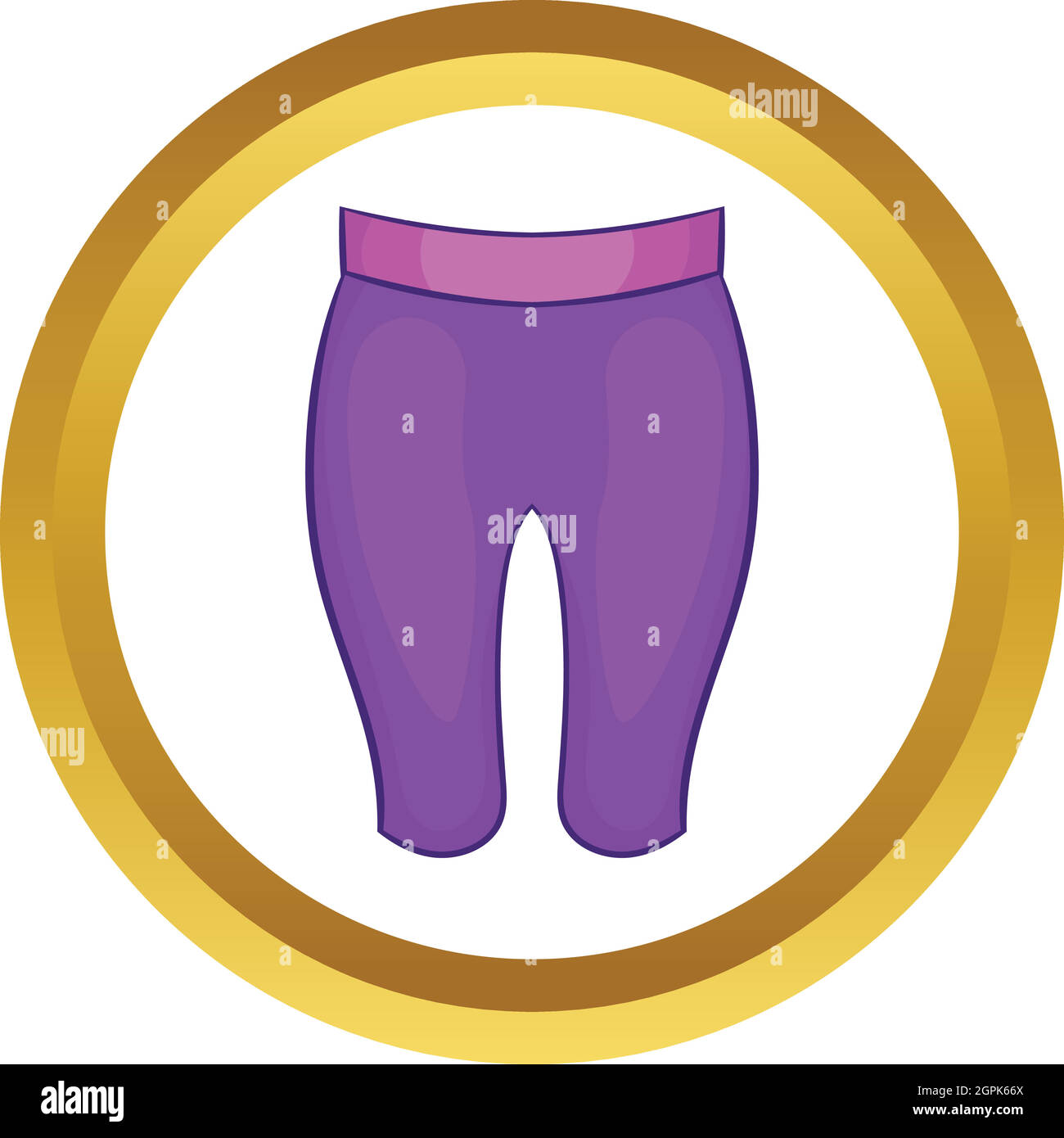 Sport pantaloncini icona vettore Illustrazione Vettoriale