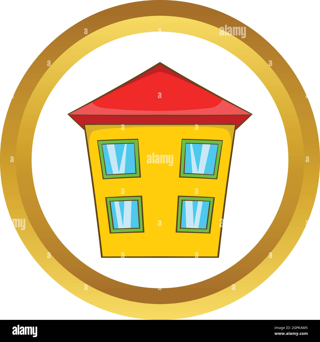 Immobiliare icona vettore Illustrazione Vettoriale