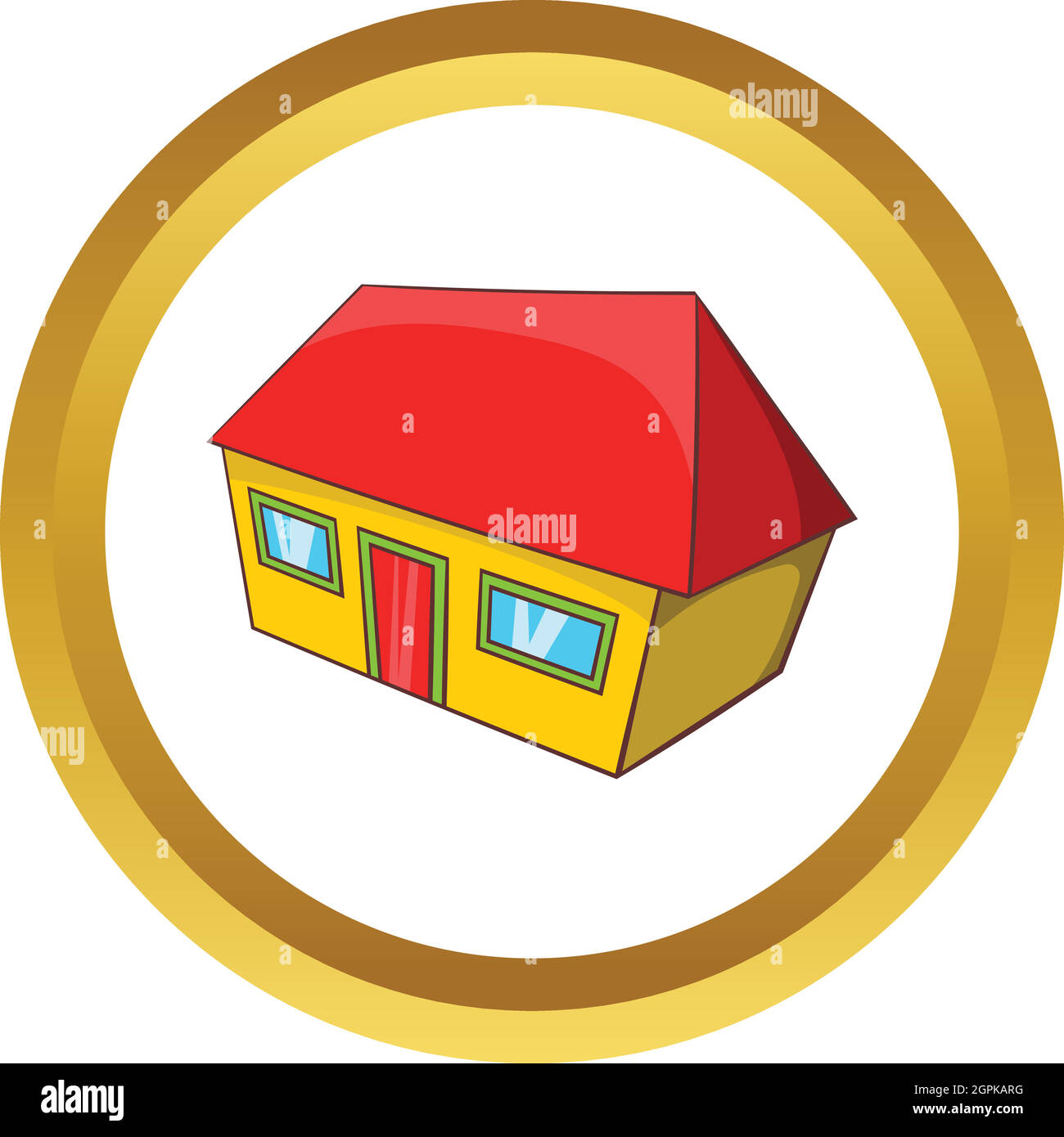 Immobiliare icona vettore Illustrazione Vettoriale