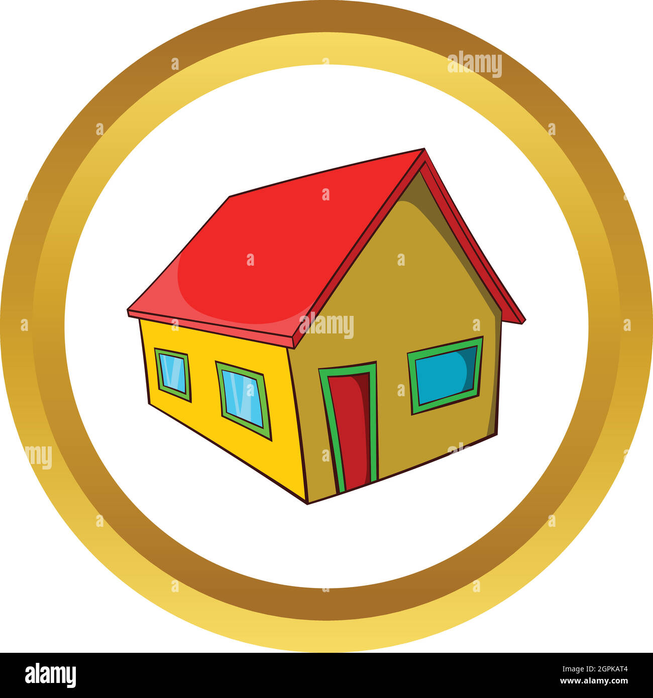 Immobiliare icona vettore Illustrazione Vettoriale