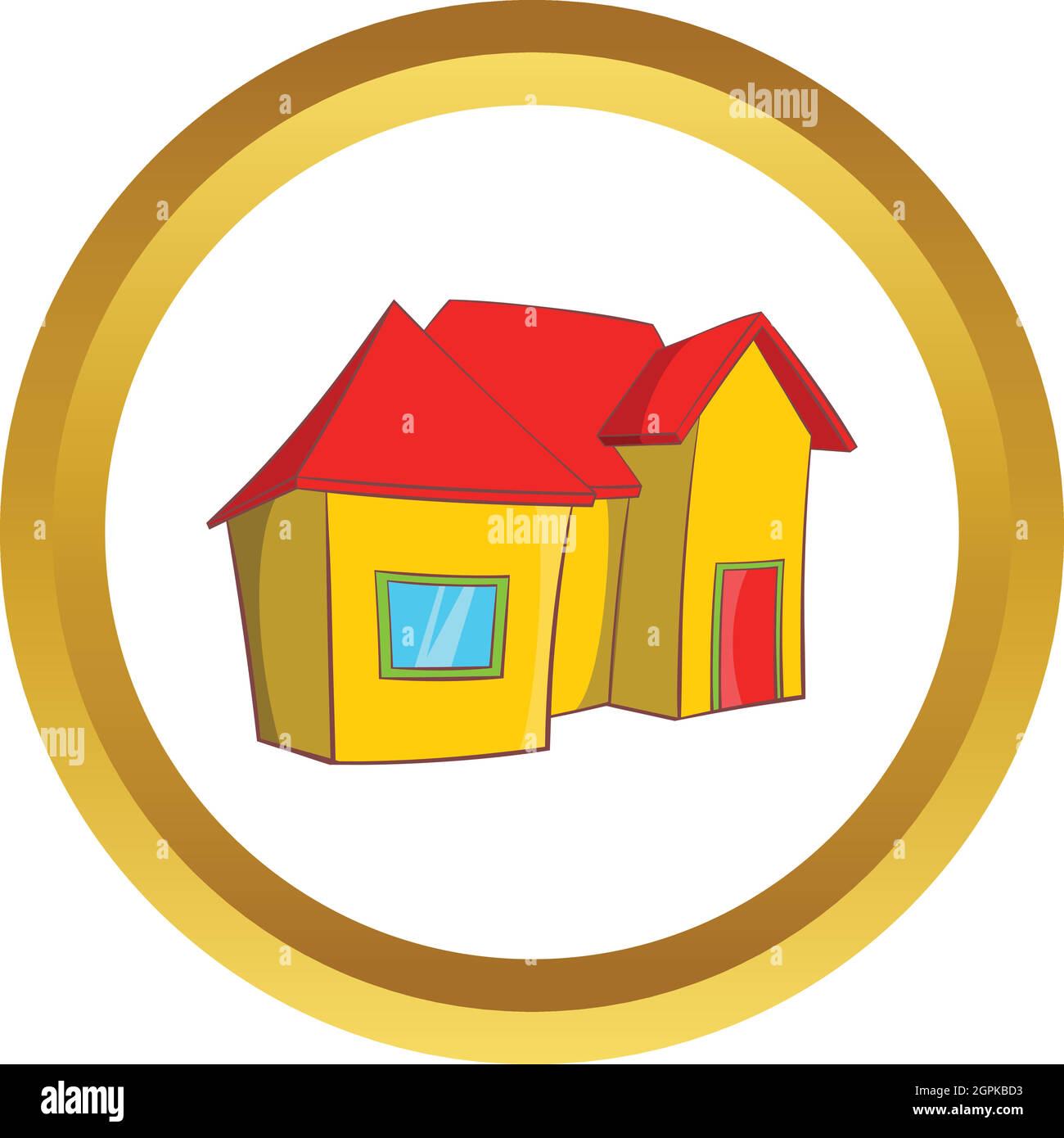 Immobiliare icona vettore Illustrazione Vettoriale