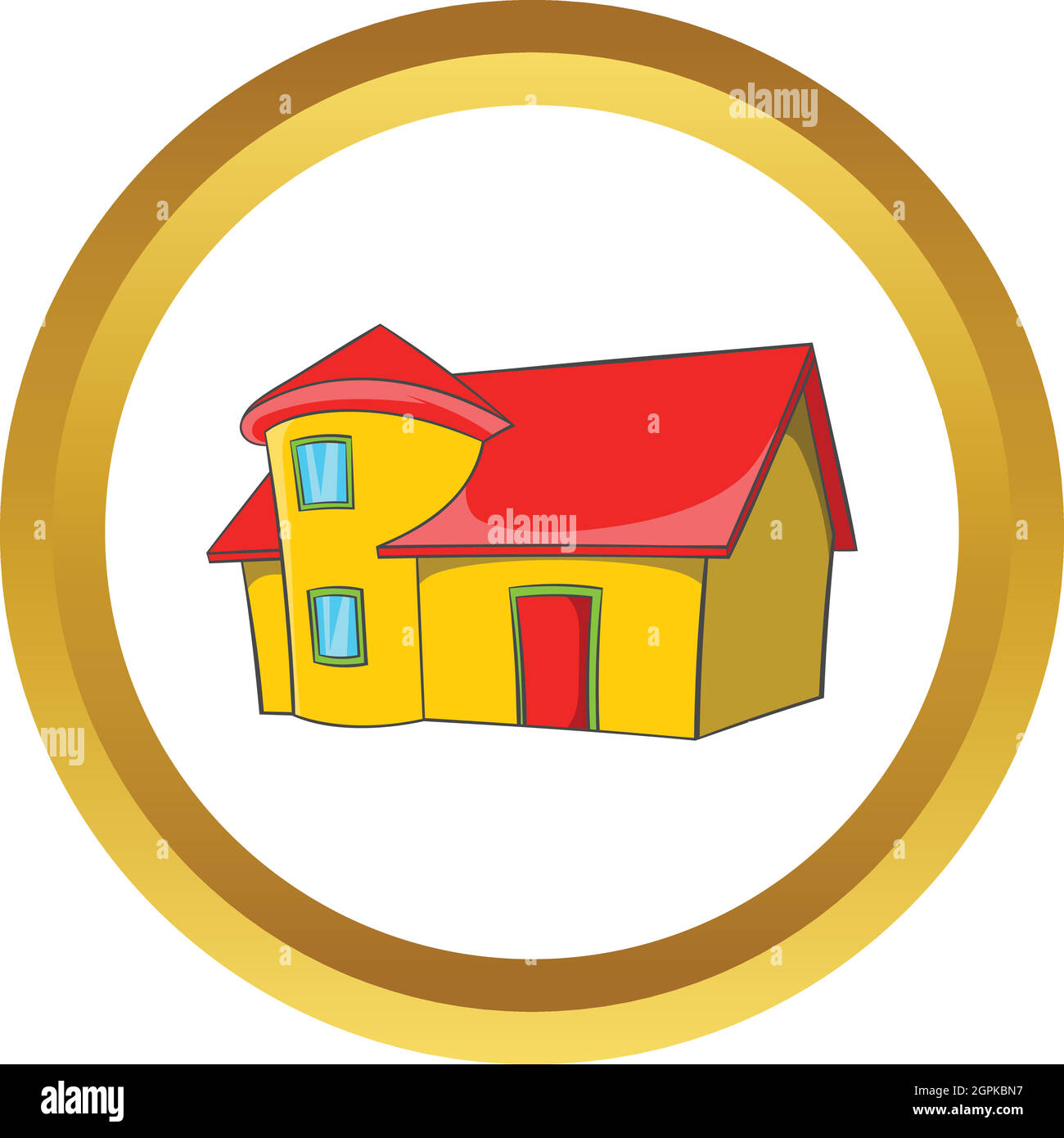 Immobiliare icona vettore Illustrazione Vettoriale