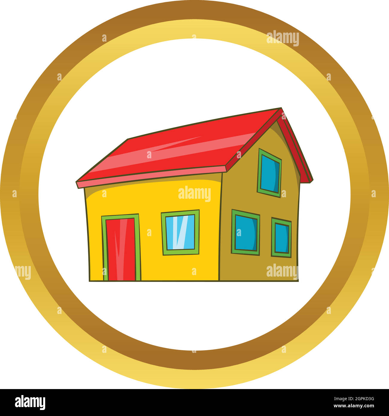 Immobiliare icona vettore Illustrazione Vettoriale