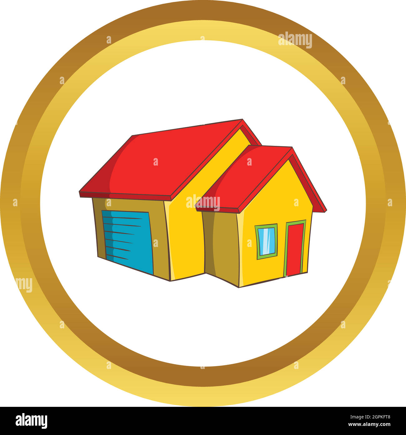 Immobiliare icona vettore Illustrazione Vettoriale