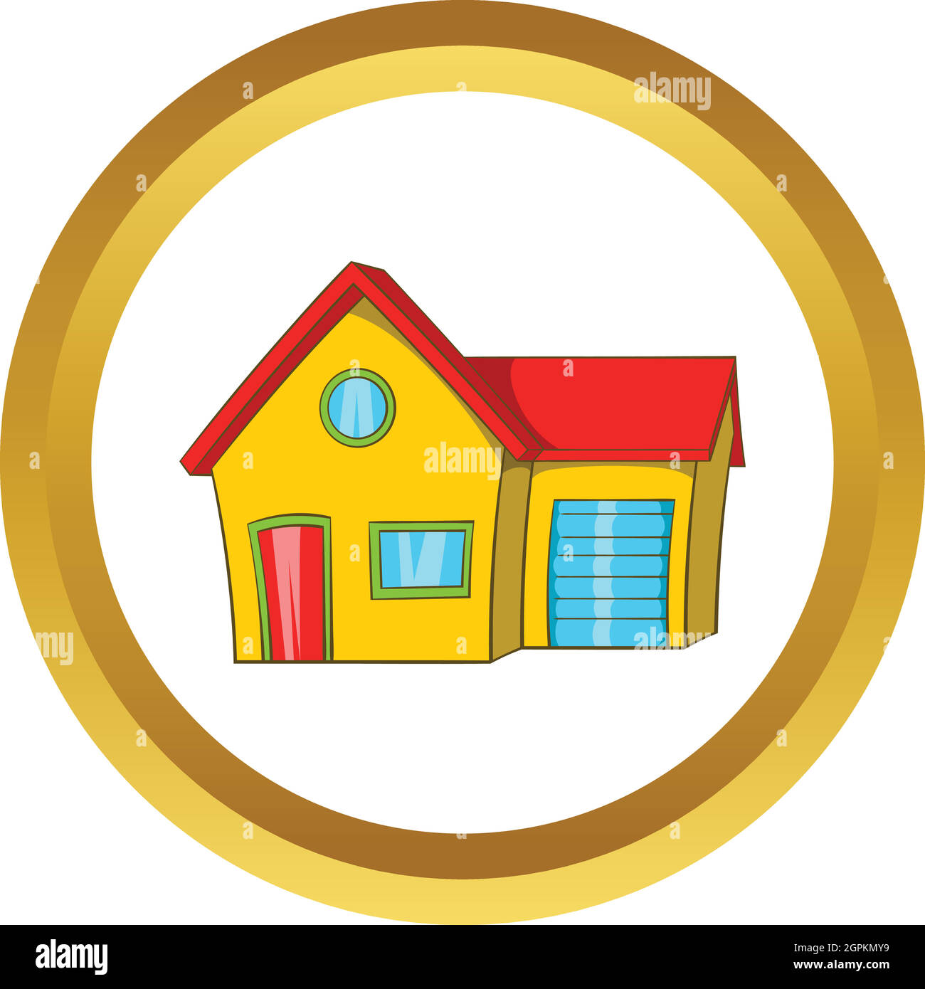 Immobiliare icona vettore Illustrazione Vettoriale