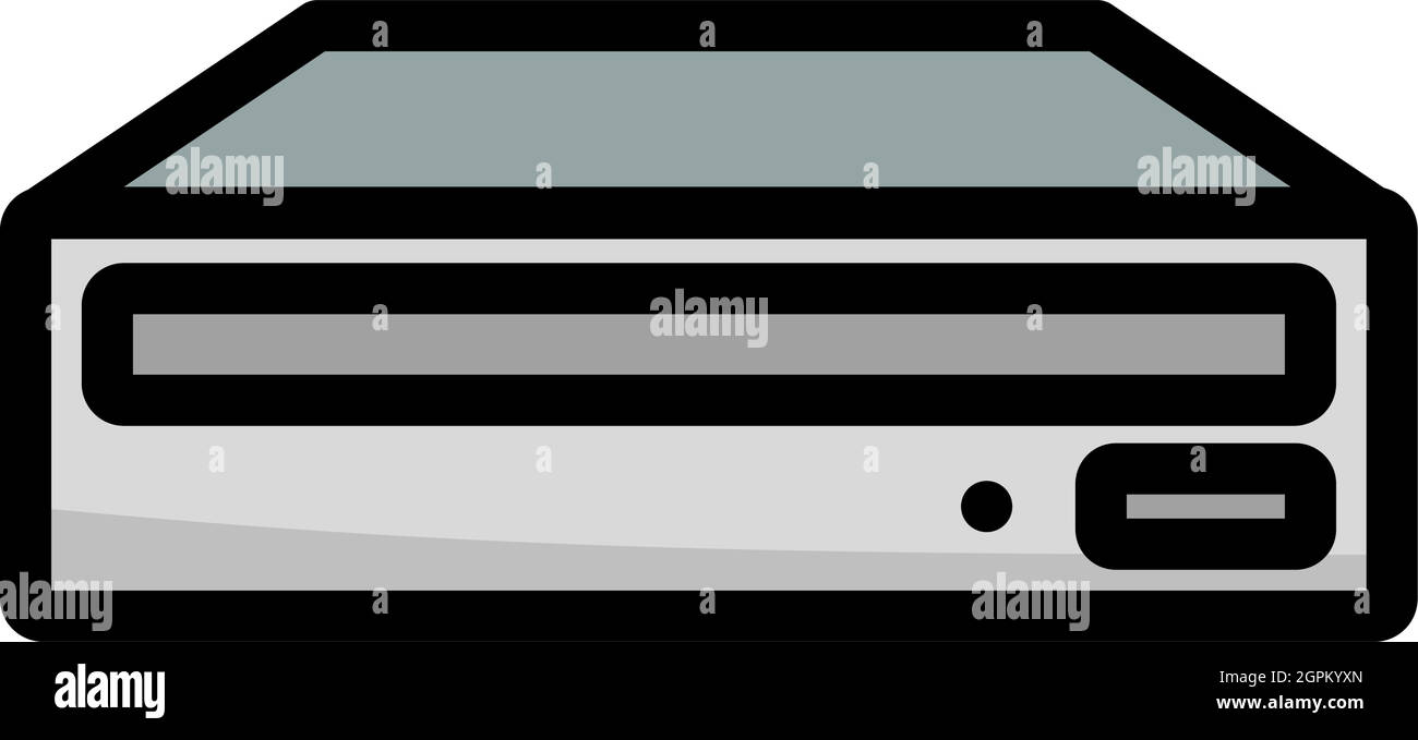 Icona CD-ROM Illustrazione Vettoriale