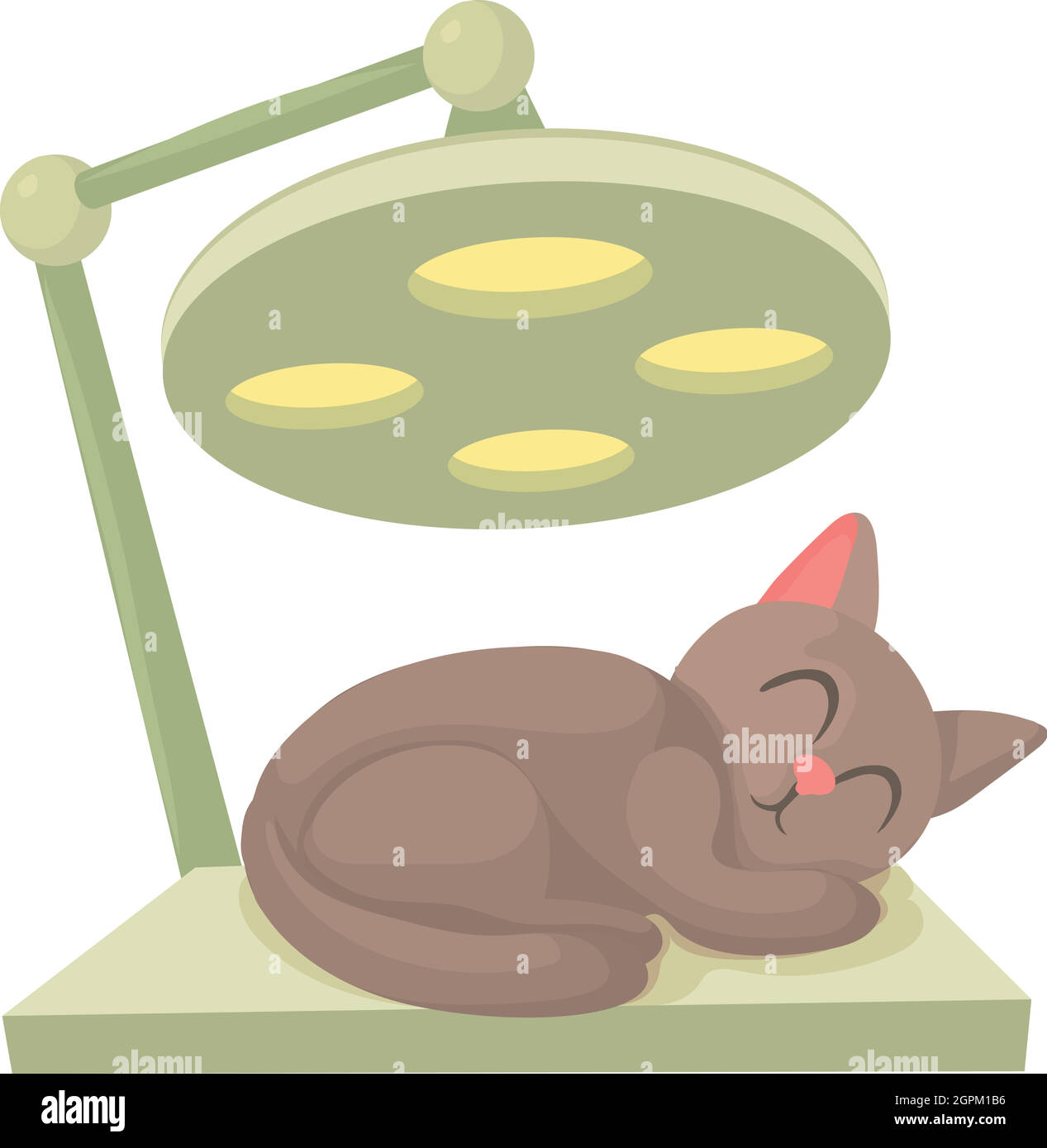 Vetklinik icona, stile cartoon Illustrazione Vettoriale