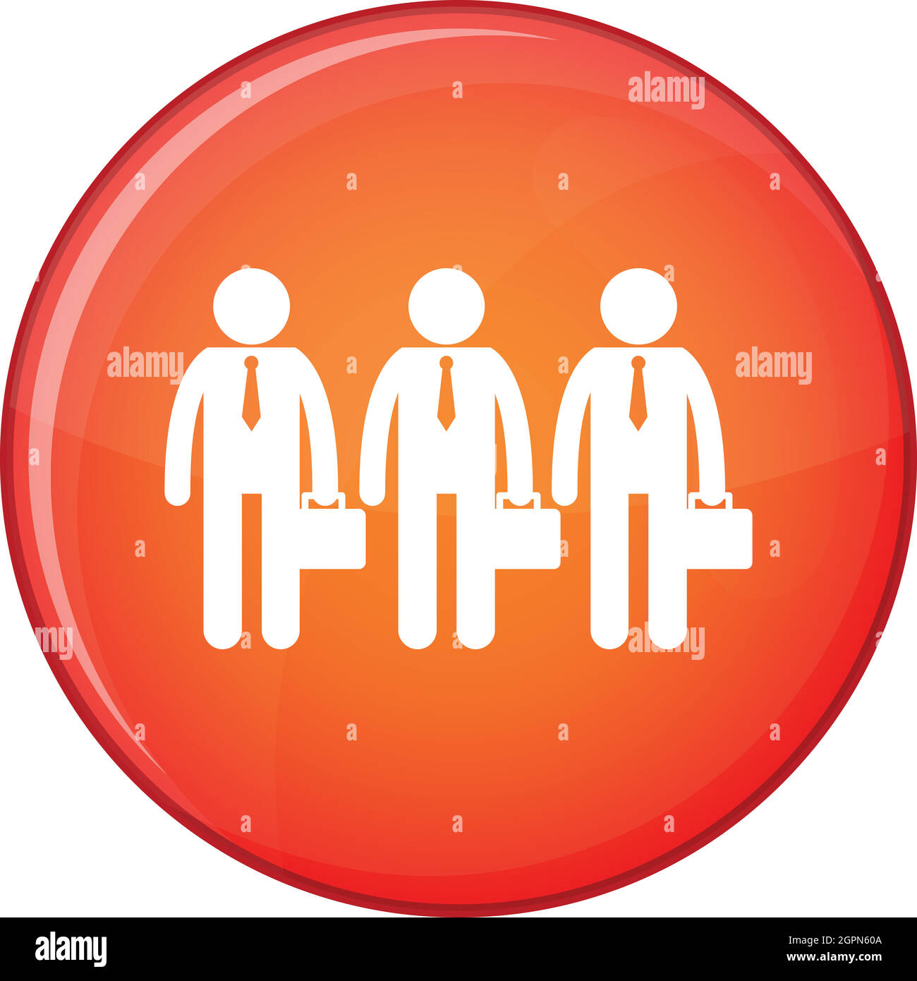 Icona di business, di tipo piatto Illustrazione Vettoriale