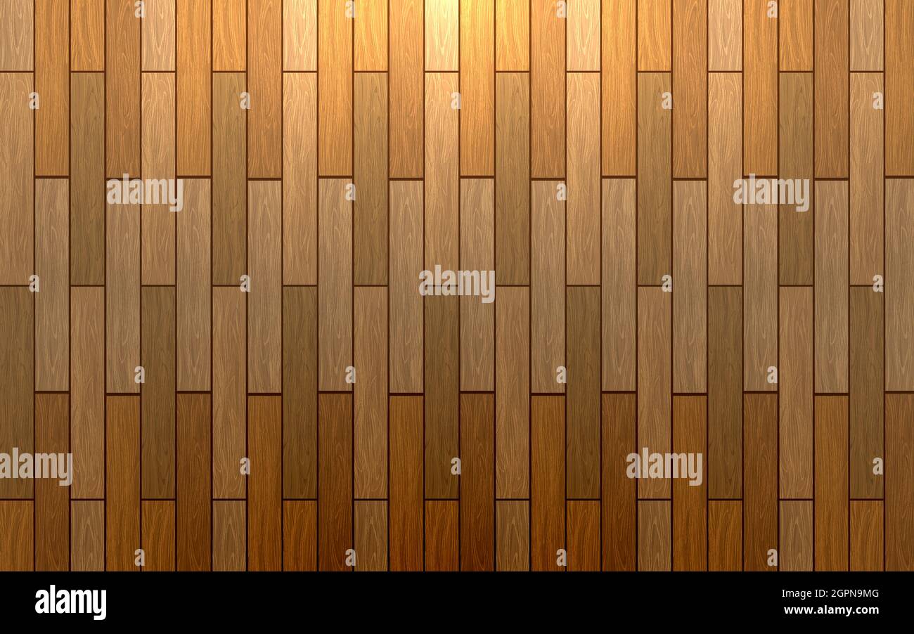 Pavimento in parquet vettoriale in legno. Laminato. Vista dall'alto Illustrazione Vettoriale
