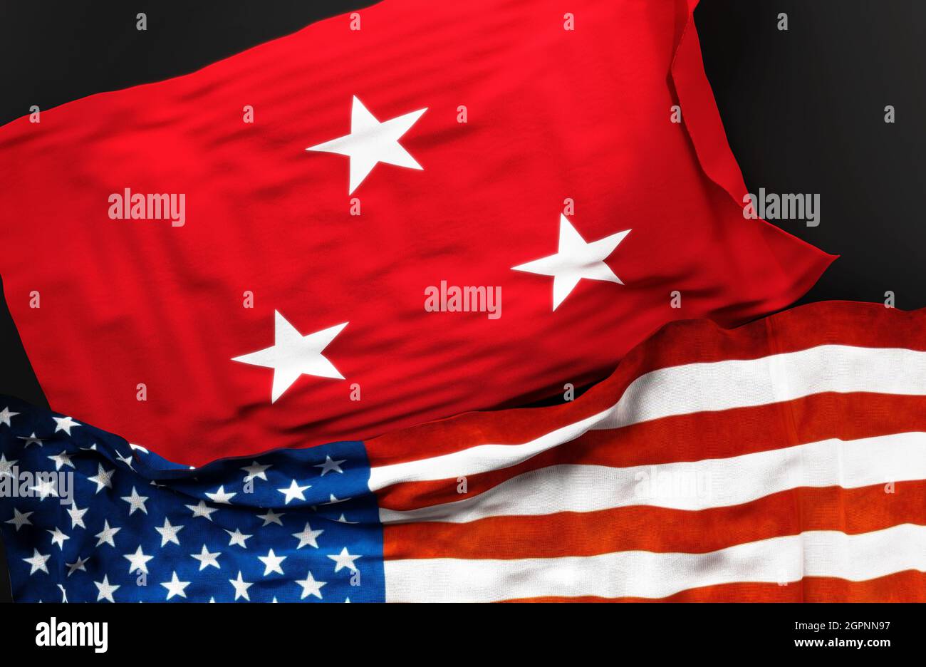 US Marine Corps Usmc Ega 30.5cmx45.7cm Poliestere Bastoncino di Legno Bandiera e