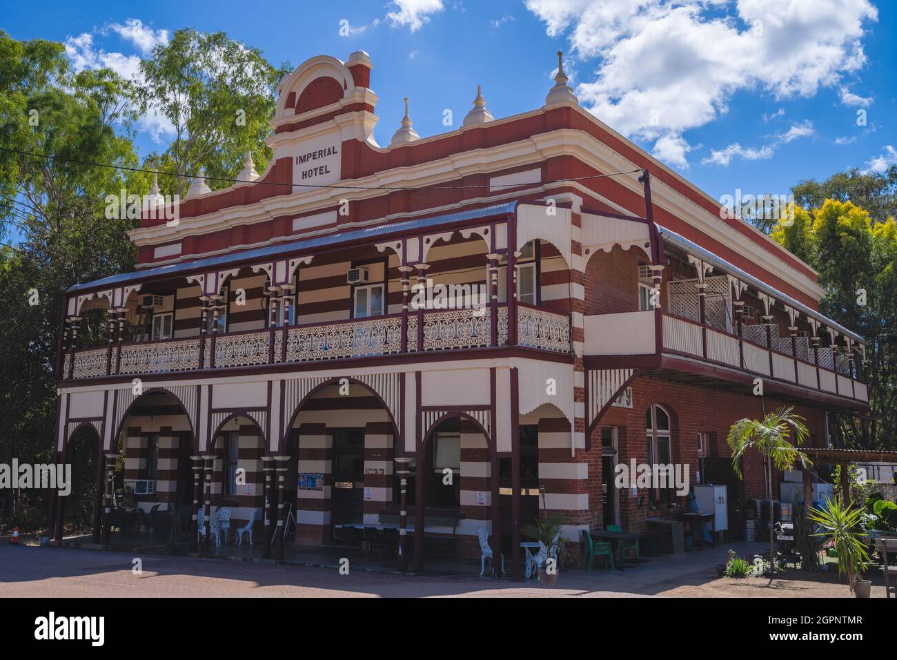 Esterno dell'Imperial Hotel, Ravenswood, North Queensland, Australia Foto Stock