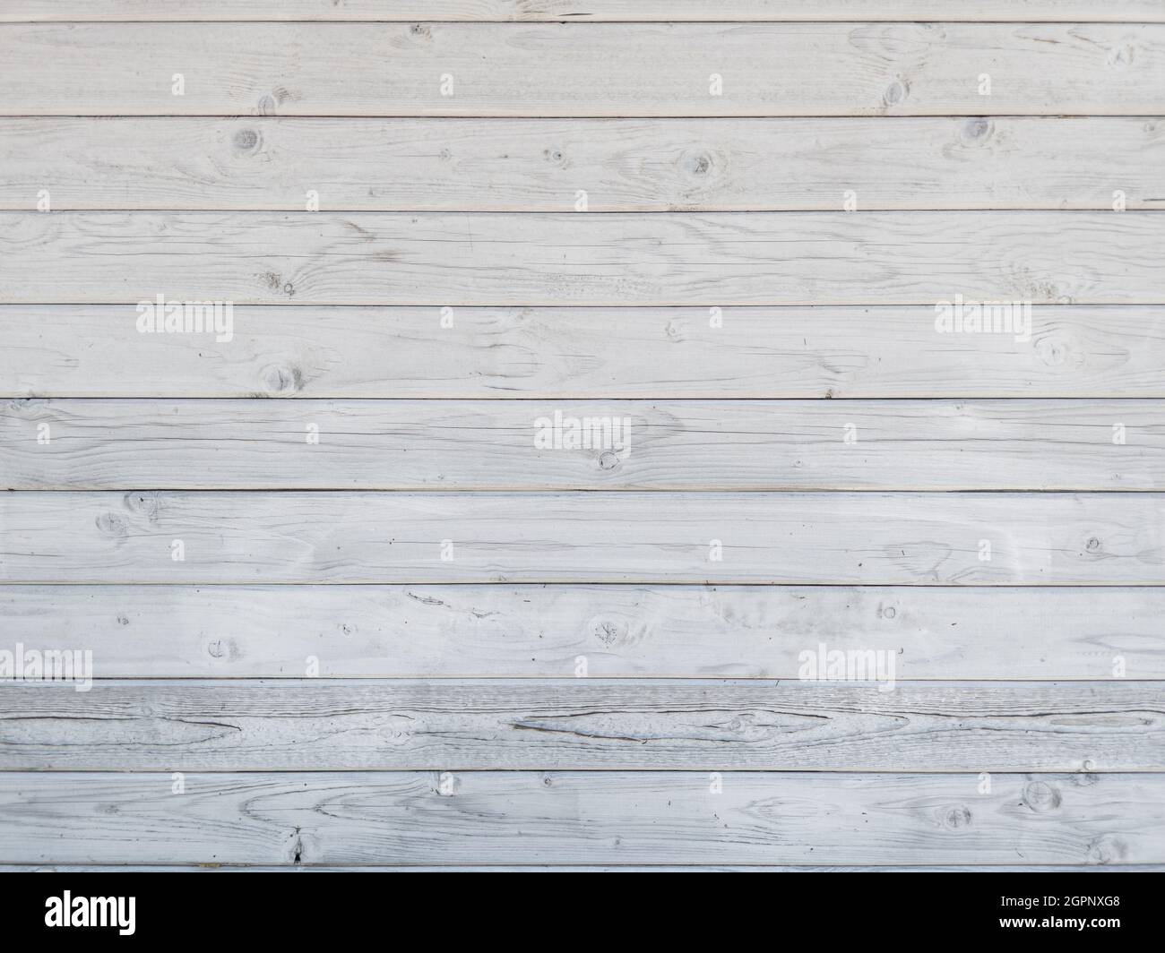 tavole di legno dipinte di bianco fondo telaio e texture Foto Stock