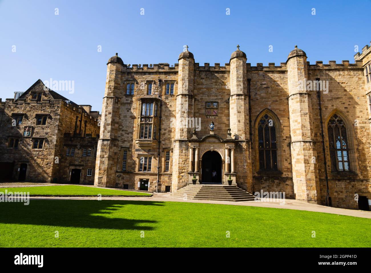 Durham Castle, alloggio per studenti della Durham University. Foto Stock