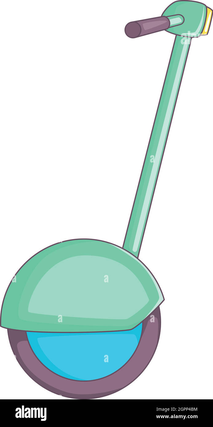 Icona del Segway, stile cartoon Illustrazione Vettoriale