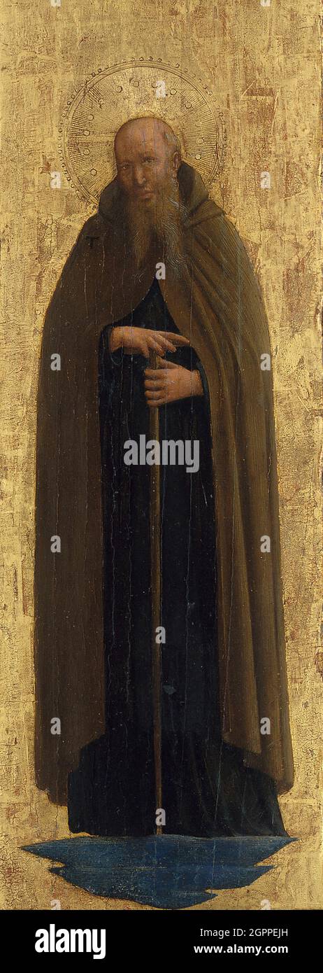 Sant'Antonio Abate, 1440/41. Foto Stock