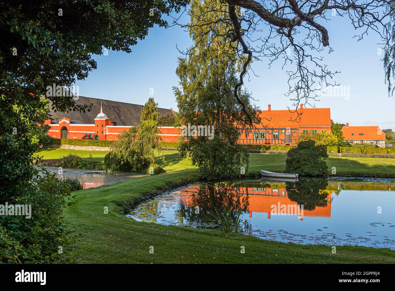 Hesselagergård (Hesselagergaard) dei, Svendborg. Uno dei più antichi edifici rinascimentali della Danimarca Foto Stock