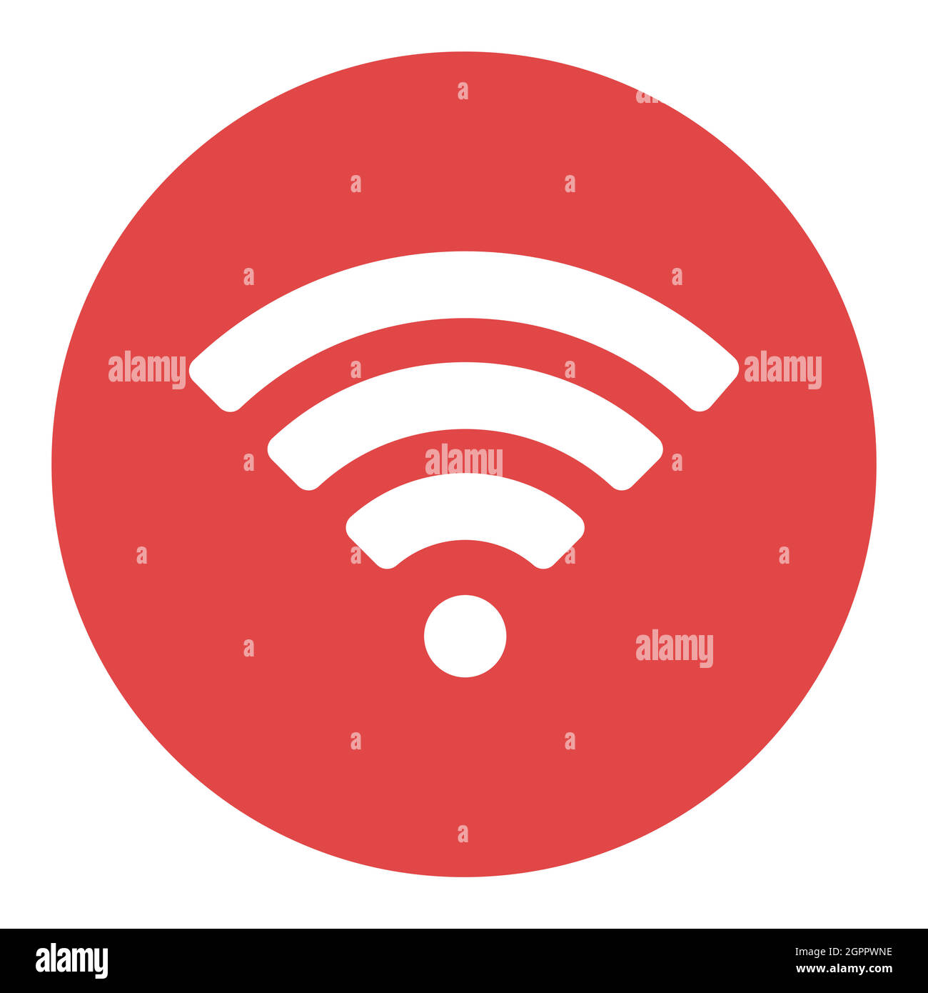 Icona glyph bianca flat vettoriale della rete wireless Wi Fi Illustrazione Vettoriale