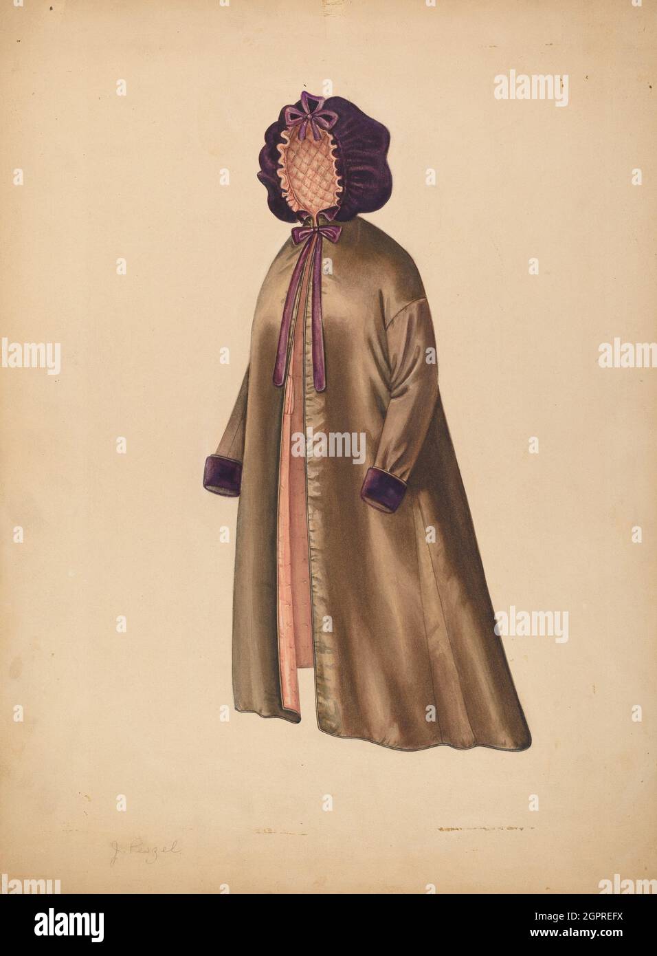 Lady's Pelisse, 1935/1942. Foto Stock