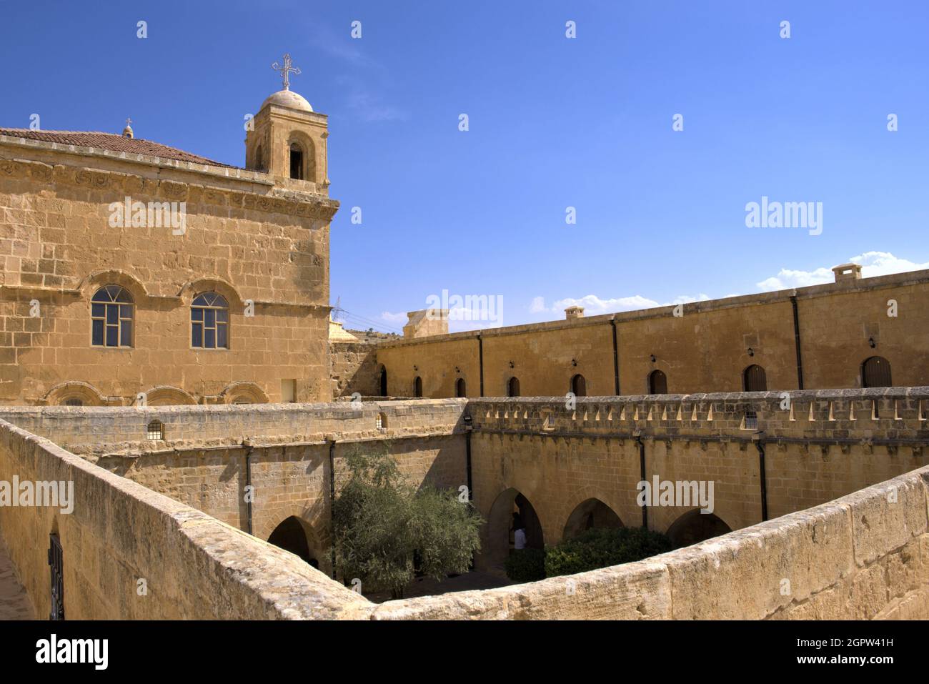 Mardin, monastero di Deyrulzafaran in Turchia Foto Stock