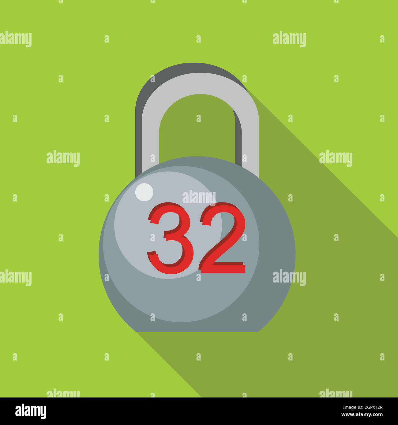 Icona del peso, di tipo piatto Illustrazione Vettoriale