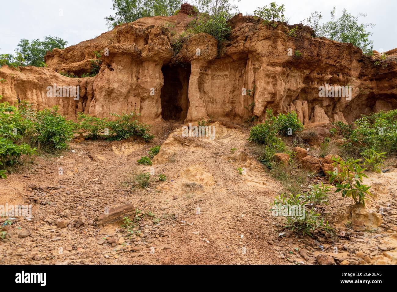 Gangani Ravines Gangani India Foto Stock