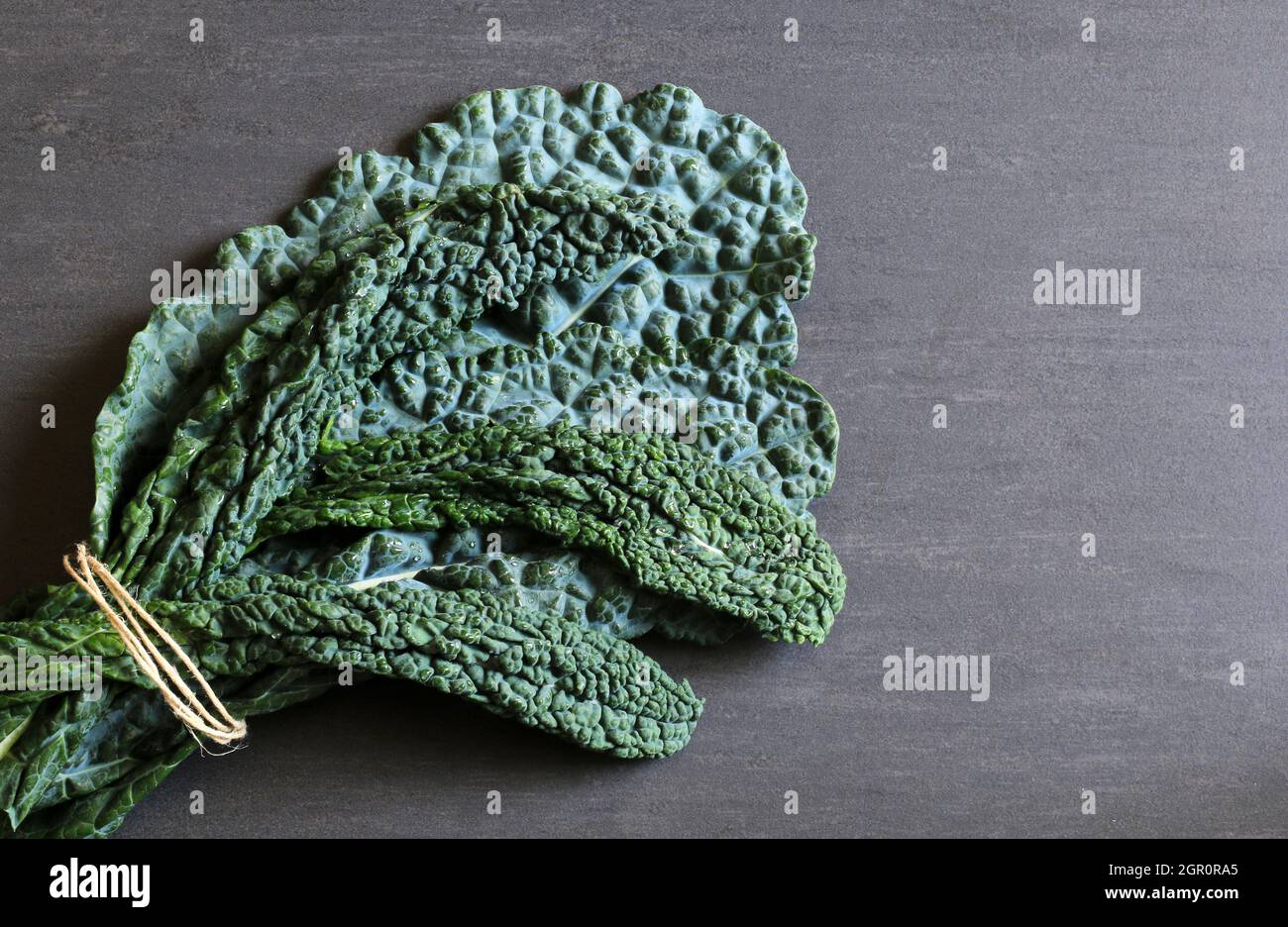 Nero Cabbage italiano. Foto Stock