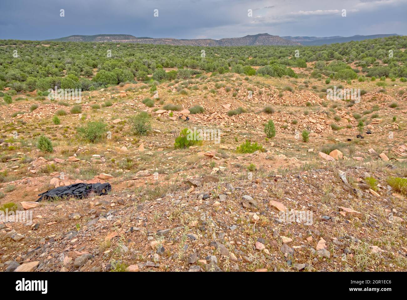 I resti del messicano Quarry Pit, ora abbandonato. Si trova su un terreno accessibile al pubblico nella Foresta Nazionale di Prescott. Non è necessaria alcuna release della proprietà Foto Stock