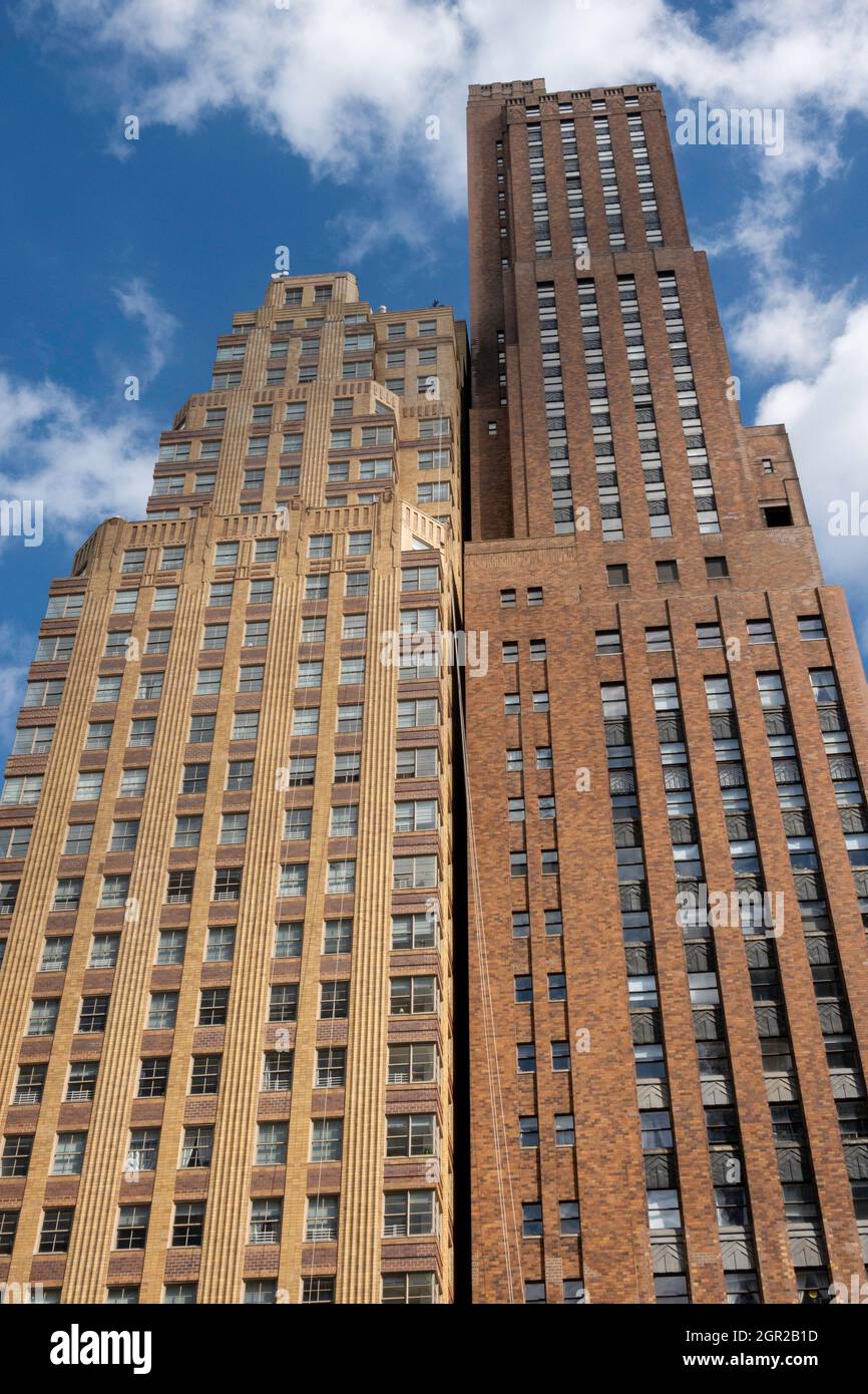 20 e 21 West Street, NYC, USA 2021 Foto Stock