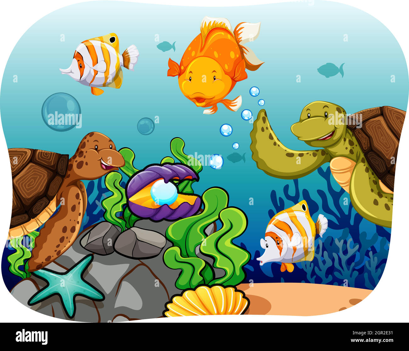 Acquatico Illustrazione Vettoriale