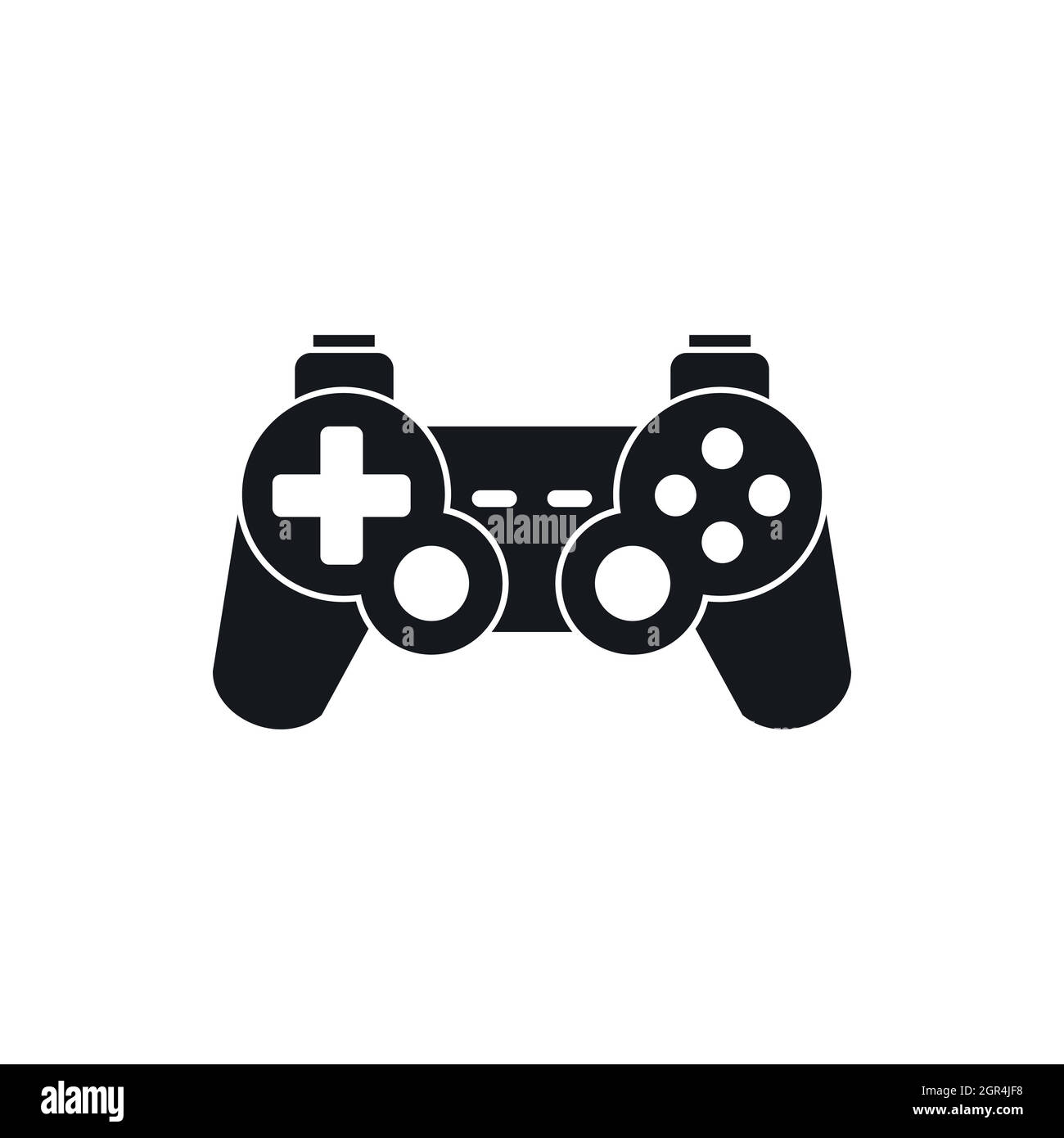 Controller di gioco, l'icona di stile semplice Illustrazione Vettoriale
