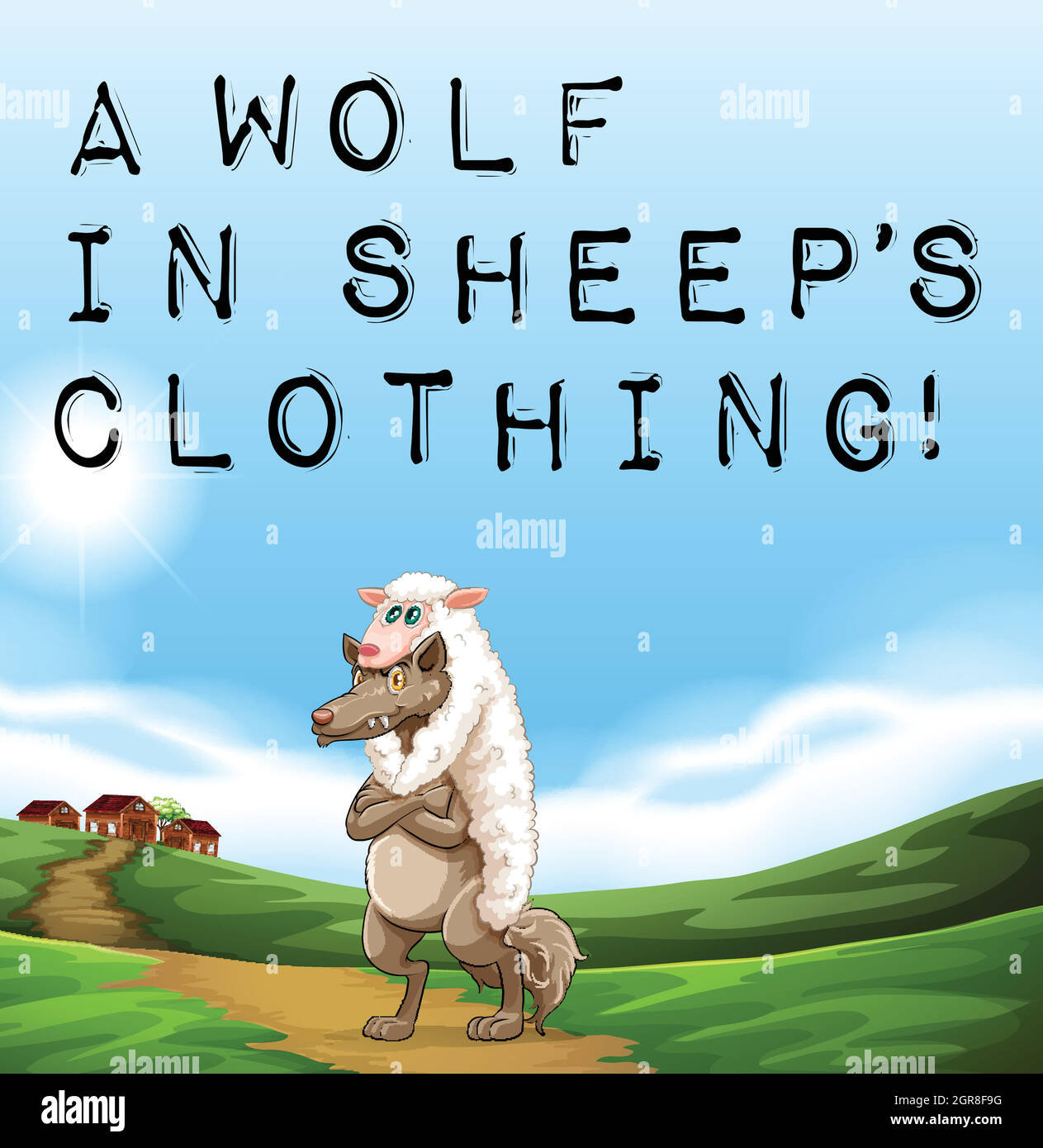 Wolf in sheep clothing immagini e fotografie stock ad alta risoluzione -  Alamy