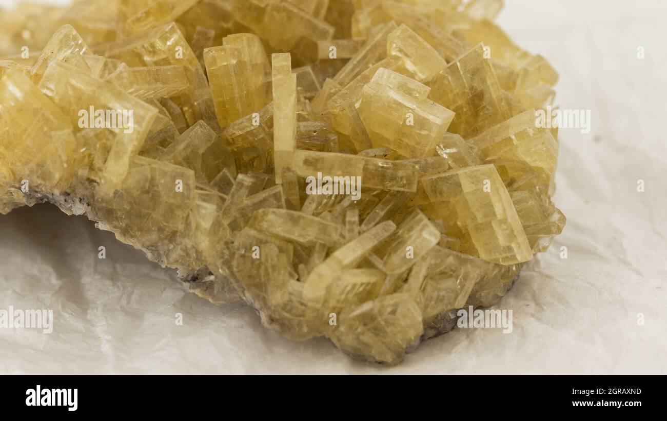 campione di minerale di barite Foto Stock