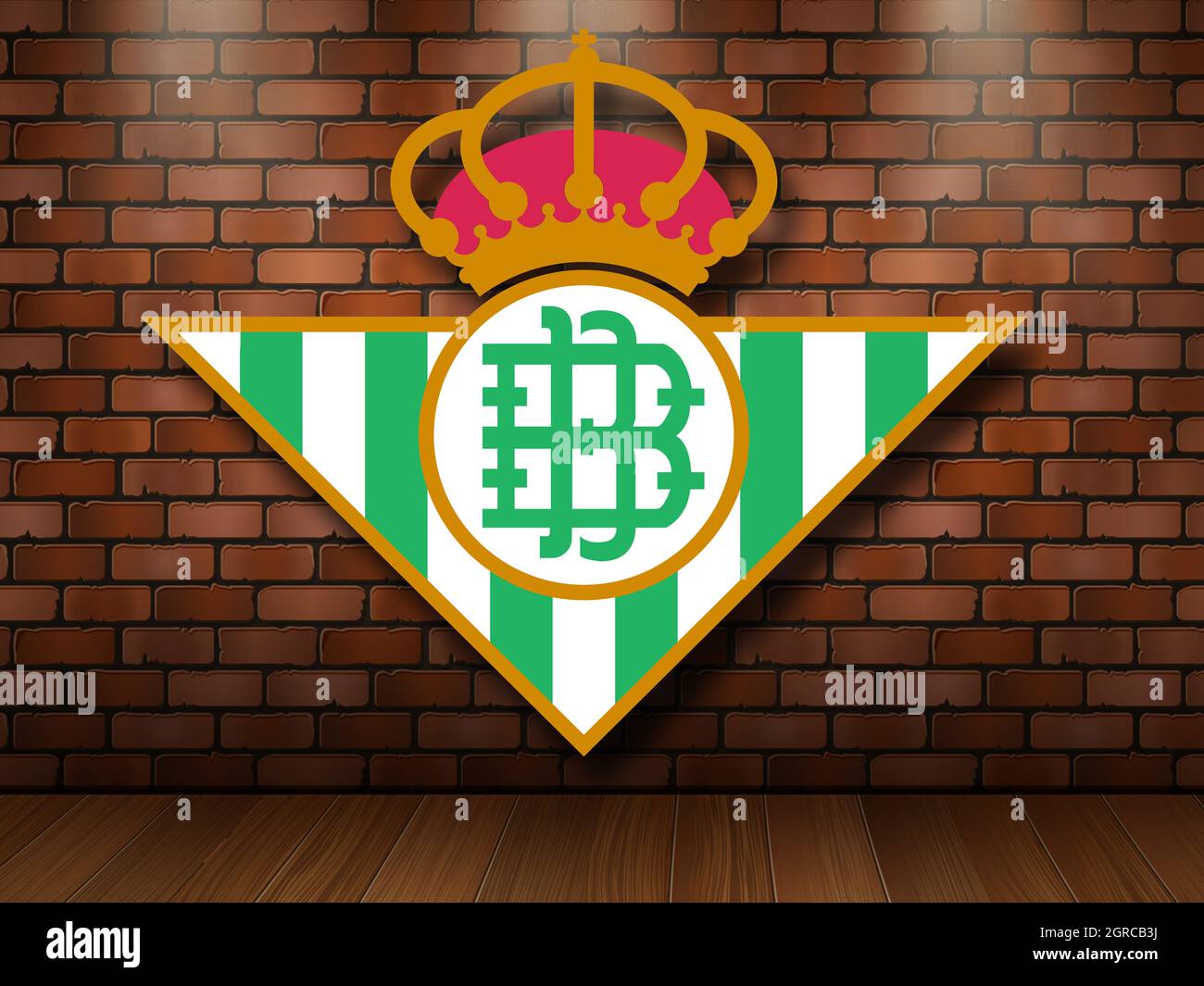 Stemma Real Betis, Siviglia, club di calcio dalla Spagna Foto stock - Alamy