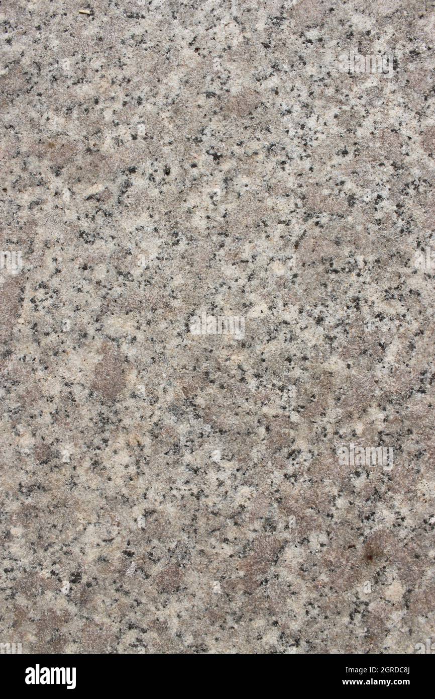 lastra di granito grigio da vicino Foto Stock