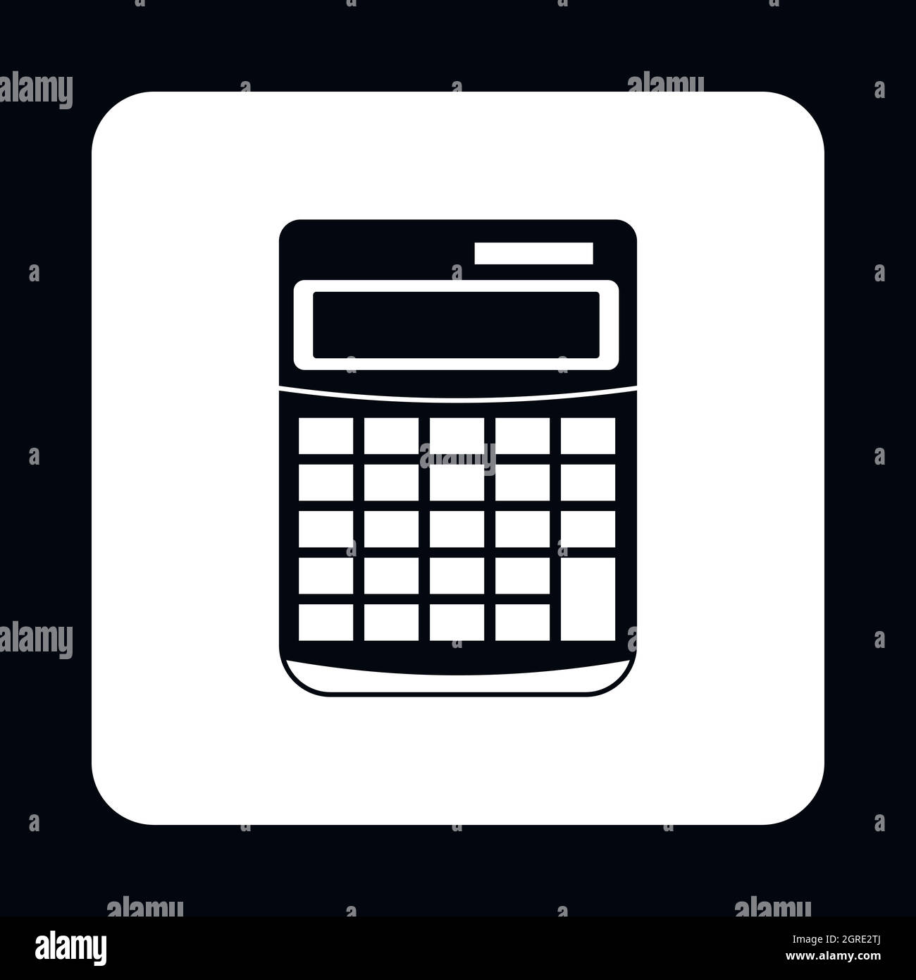 Icona calcolatrice in stile semplice Illustrazione Vettoriale