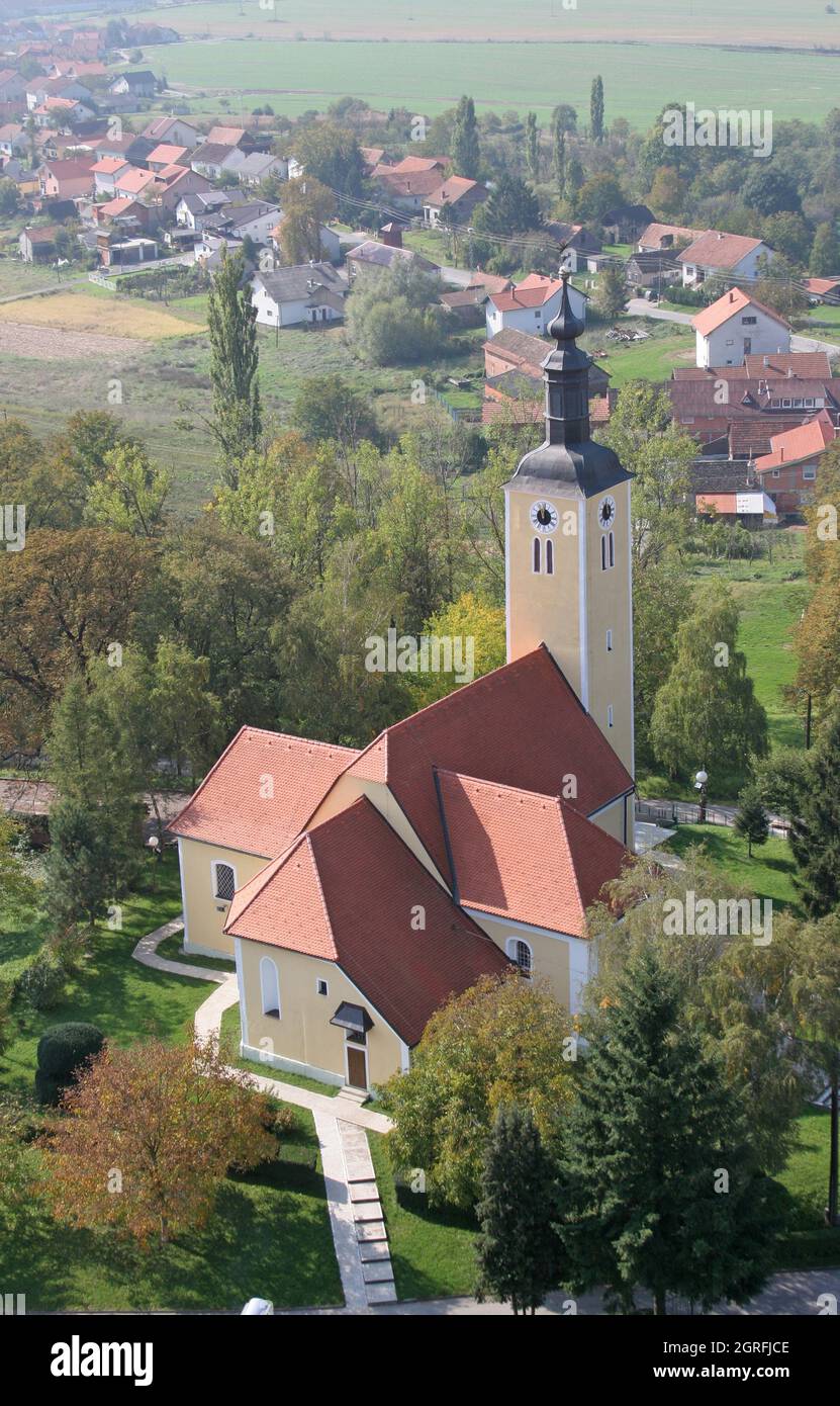 Chiesa del San Brice di Tours a Brckovljani, Croazia Foto Stock