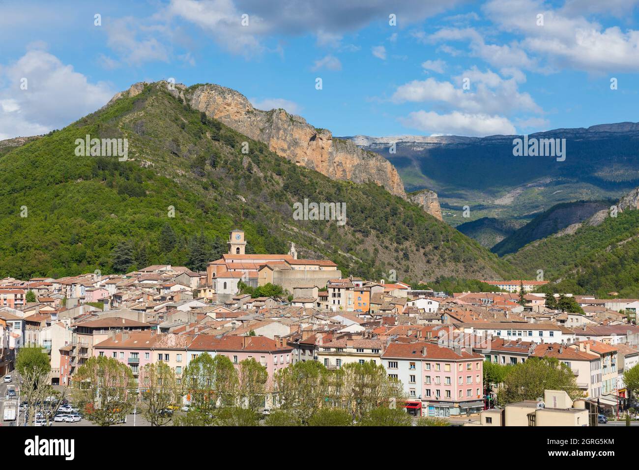 Francia, Alpes de Haute Provence, Digne Les Bains Foto Stock