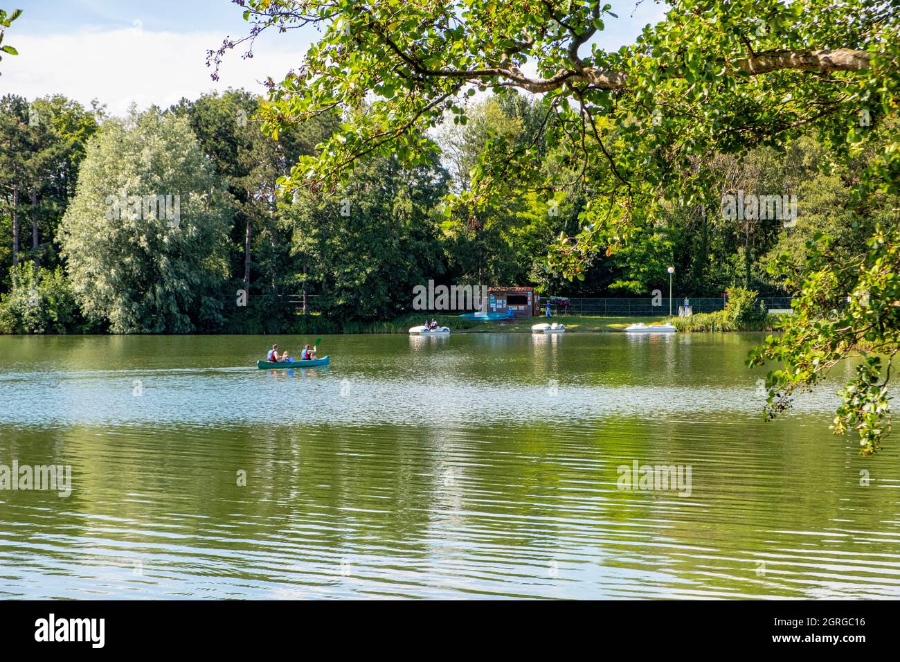 Francia, Seine et Marne, Souppes sur Loing, centro ricreativo Foto Stock