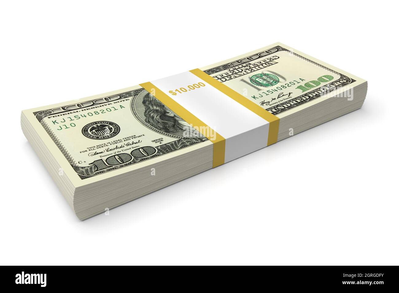 Diecimila dollari. immagine 3d Foto Stock