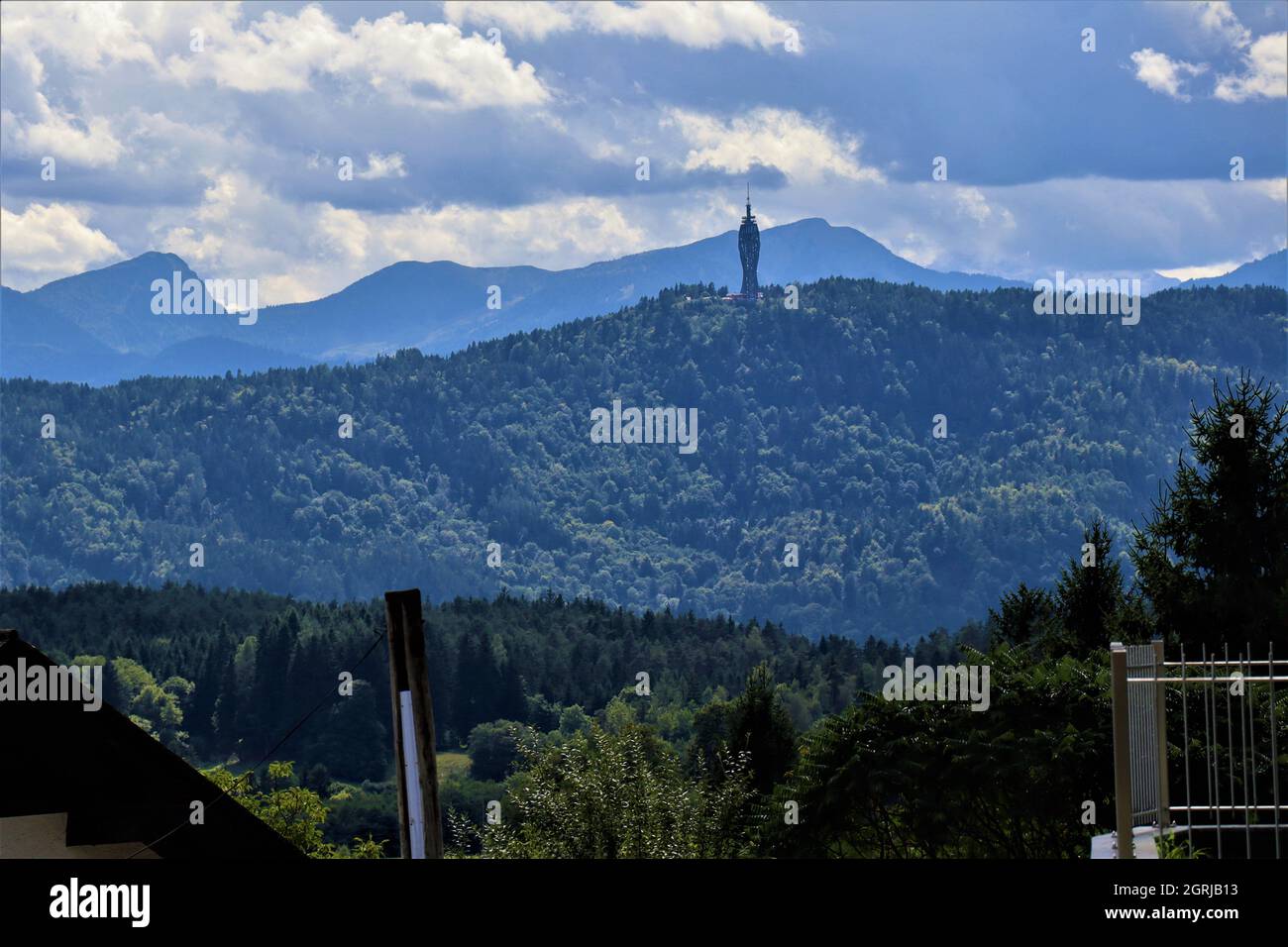 'Pyramidekogel' in carinzia, austria Foto Stock