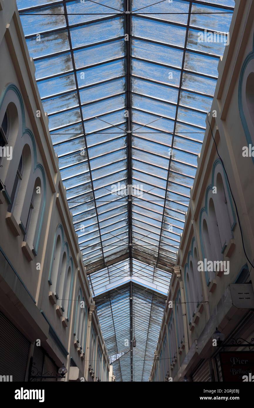 Soffitto del centro commerciale Foto Stock